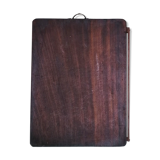 Flat wooden log board and handles