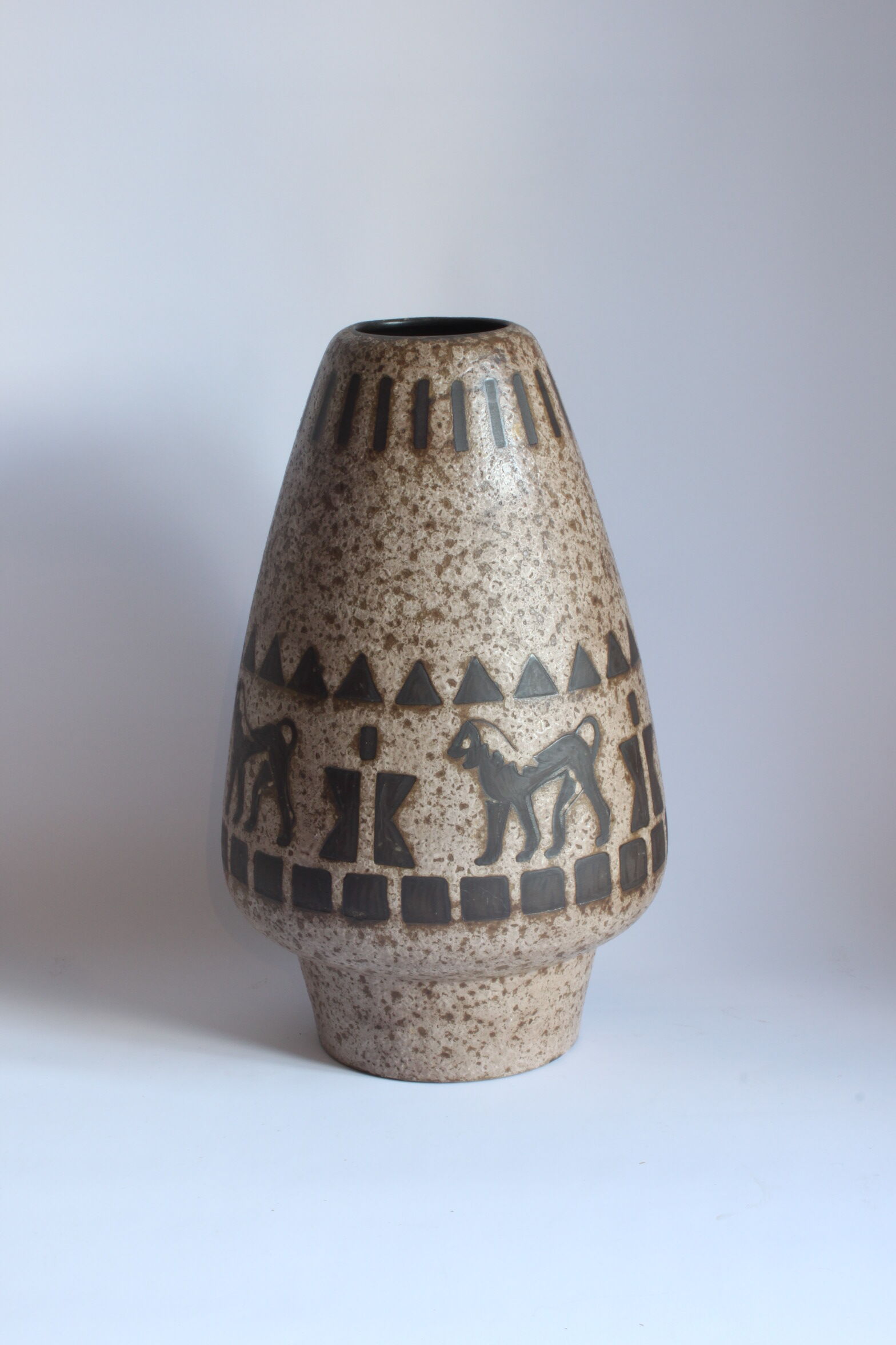 Ceramic animal decor vase "Agina" by Hans Welling for Ceramano, West Germany 1960s.