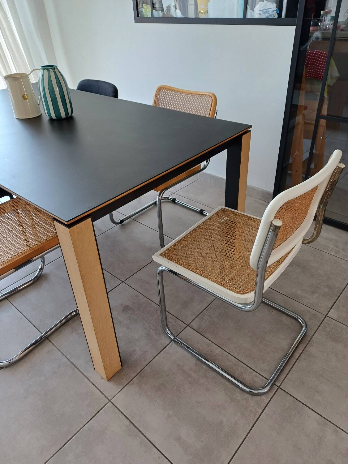 Marcel Breuer B32 white chair