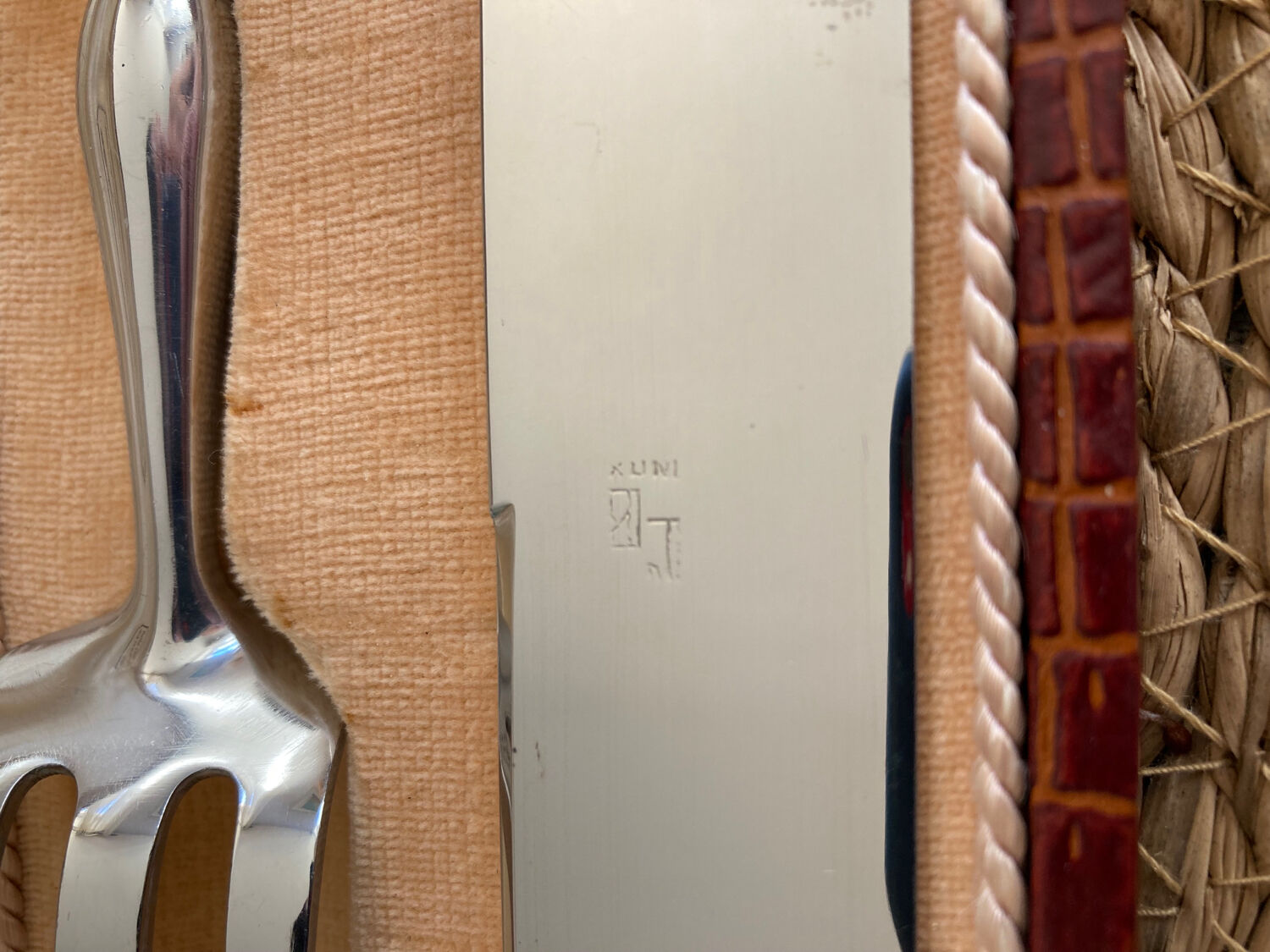 Silver and stainless cutlery service Collet & Valois