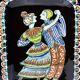 Ashtray, glazed ceramic wall decoration A.D. Schweizer Steffisburg, circa 1960