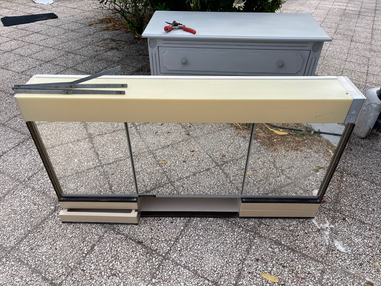 Vintage toilet cabinet