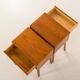 Pair of mid-century teak nightstands, Denmark 1960s