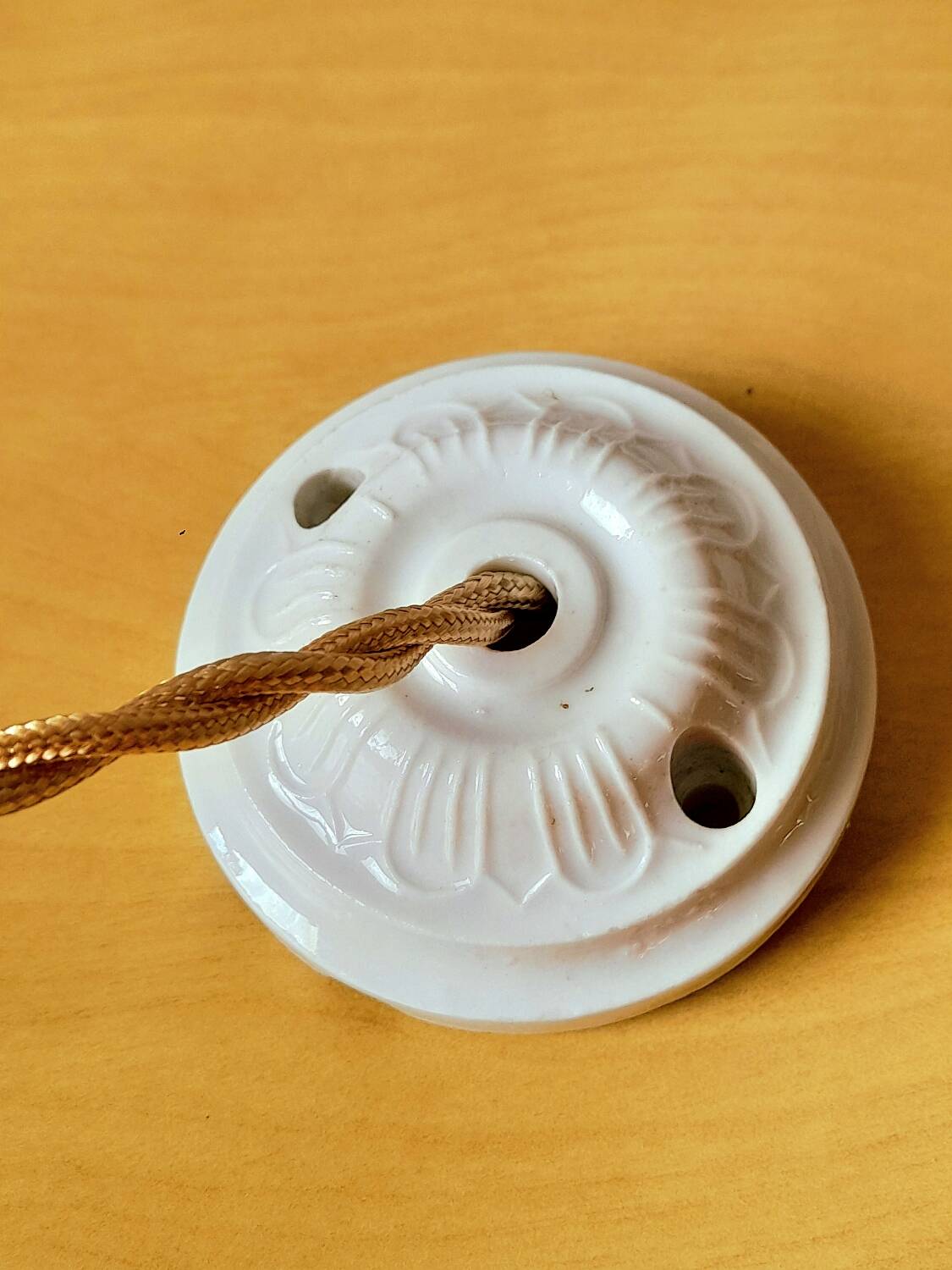 Suspension in pleated opaline 1950