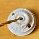 Suspension in pleated opaline 1950