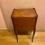 Louis XV style bedside, door imitating books