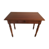 Table écritoire avec tiroir en merisier