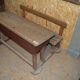 Wooden schoolboy desk