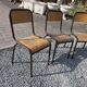 11 school chairs from the 70s