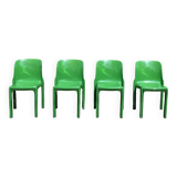 Suite of 4 "Sélène" chairs by Vico Magistretti for Artemide