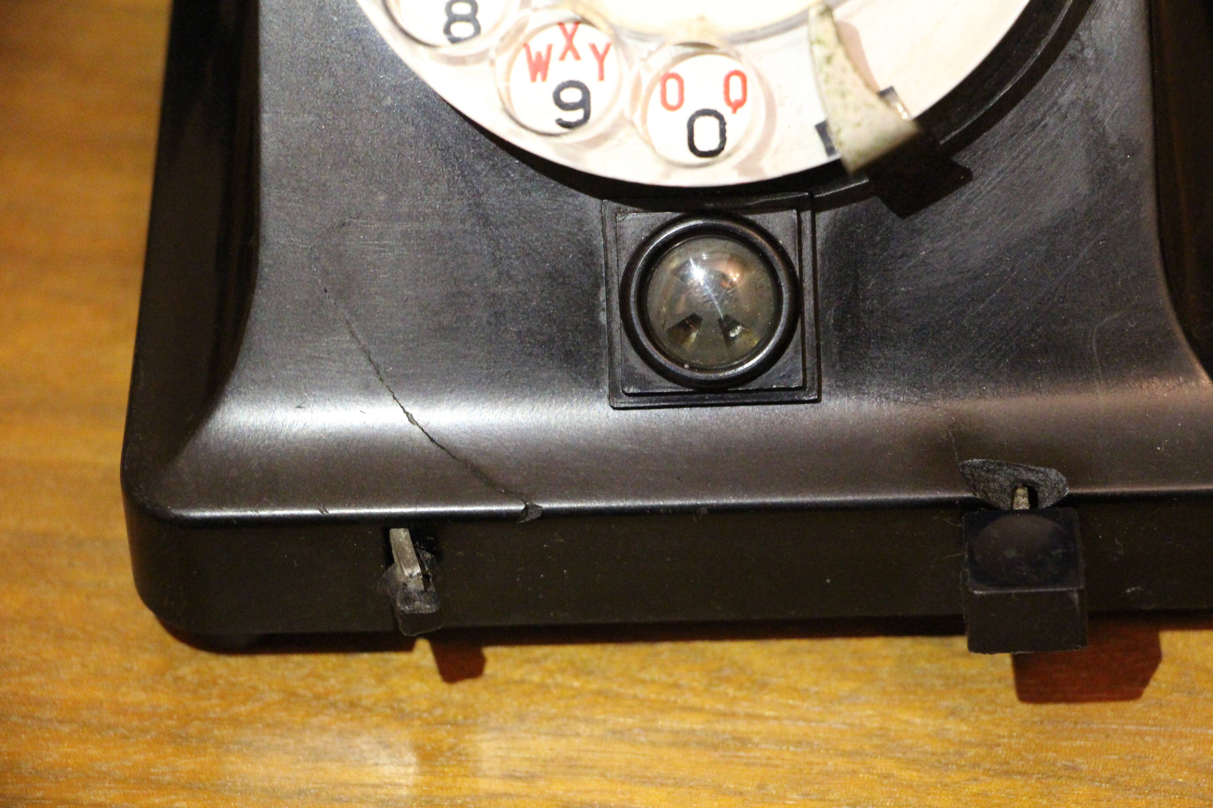 Ericsson phone in black bakelite