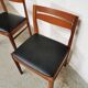 Set de 4 chaises scandinaves vintage teck