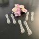 6 Venetian knife holders in blown glass