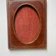 Antique leather with gilding frame measurements 18 cm x 14 cm