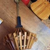 Vintage wooden pendant light