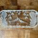 Antique glass cake dish