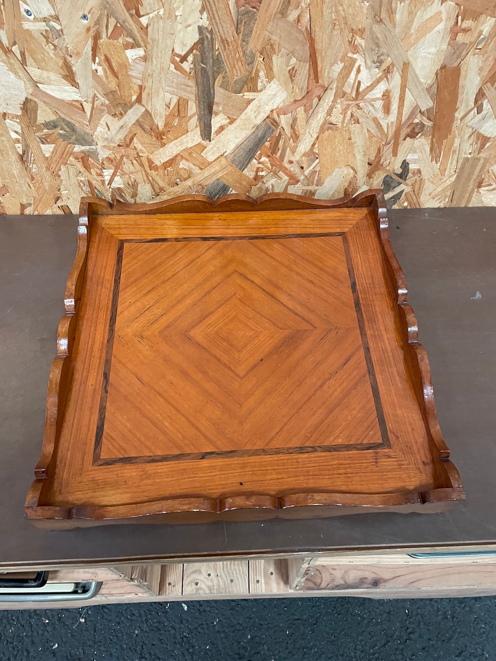 Échiquier en marqueterie