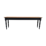 Ancienne table ou console patine noir