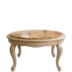 Louis XV coffee table in ochre marble