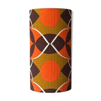 Oblivion H38 D20 lampshade - vintage fabric 70's