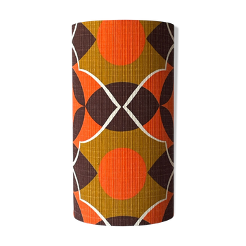 Oblivion lampshade H38 D20 - vintage 70's fabric