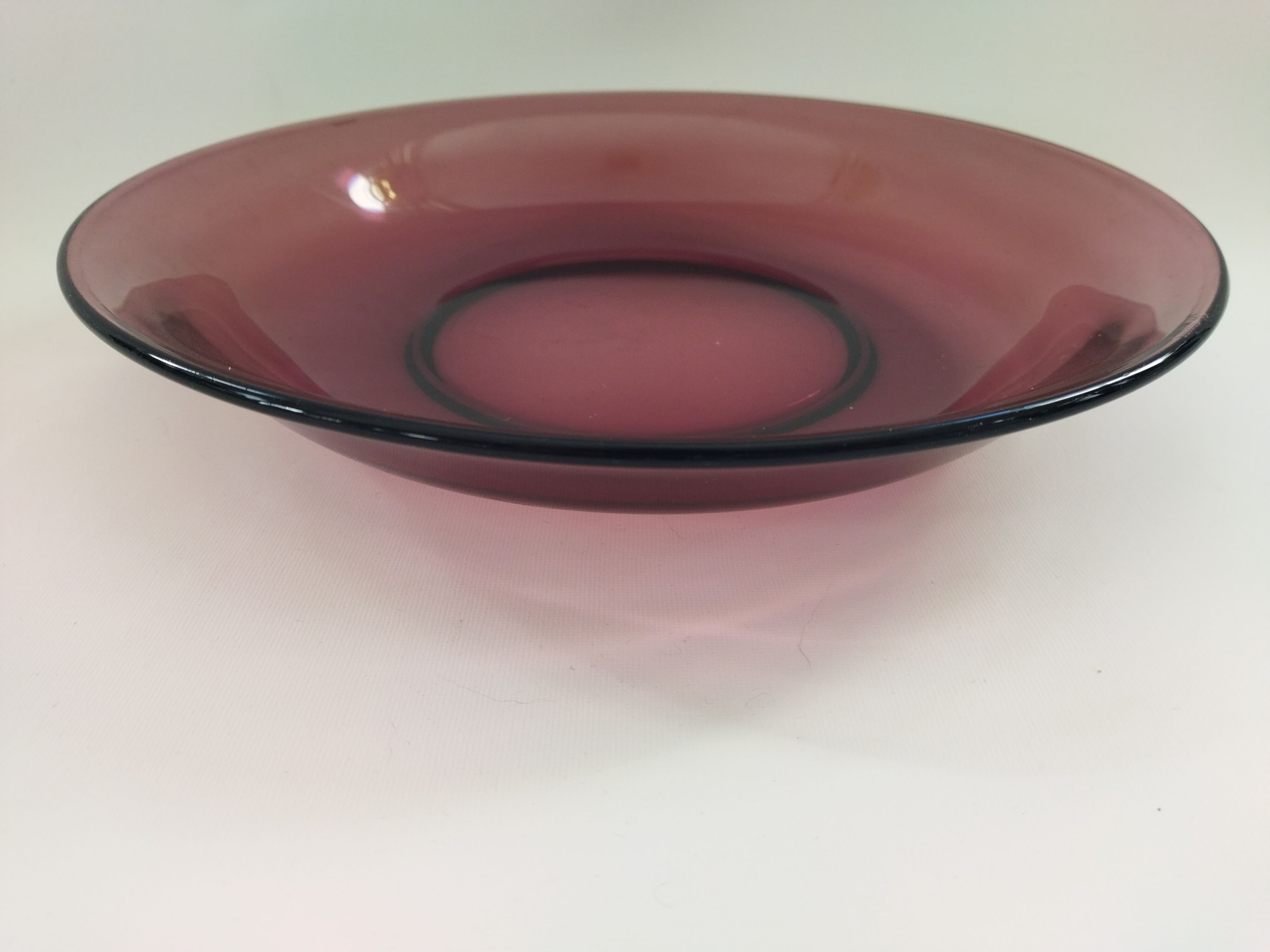 Amethyst Vereco hollow dish