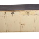 Old metal hospital cabinet