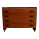 Cómoda italienne de Padoue, en bois de noyer. Années 70