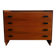 Cómoda italienne de Padoue, en bois de noyer. Années 70