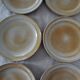 6 assiettes plates  en grès du marais france