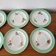 Ensemble de 8 tasses à thé ou café en porcelaine de Limoges