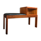 Teak phone bench
