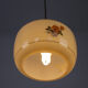 Vintage glass pendant light