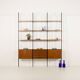 Italian mid century  floor to celling room divider or a bookcase.