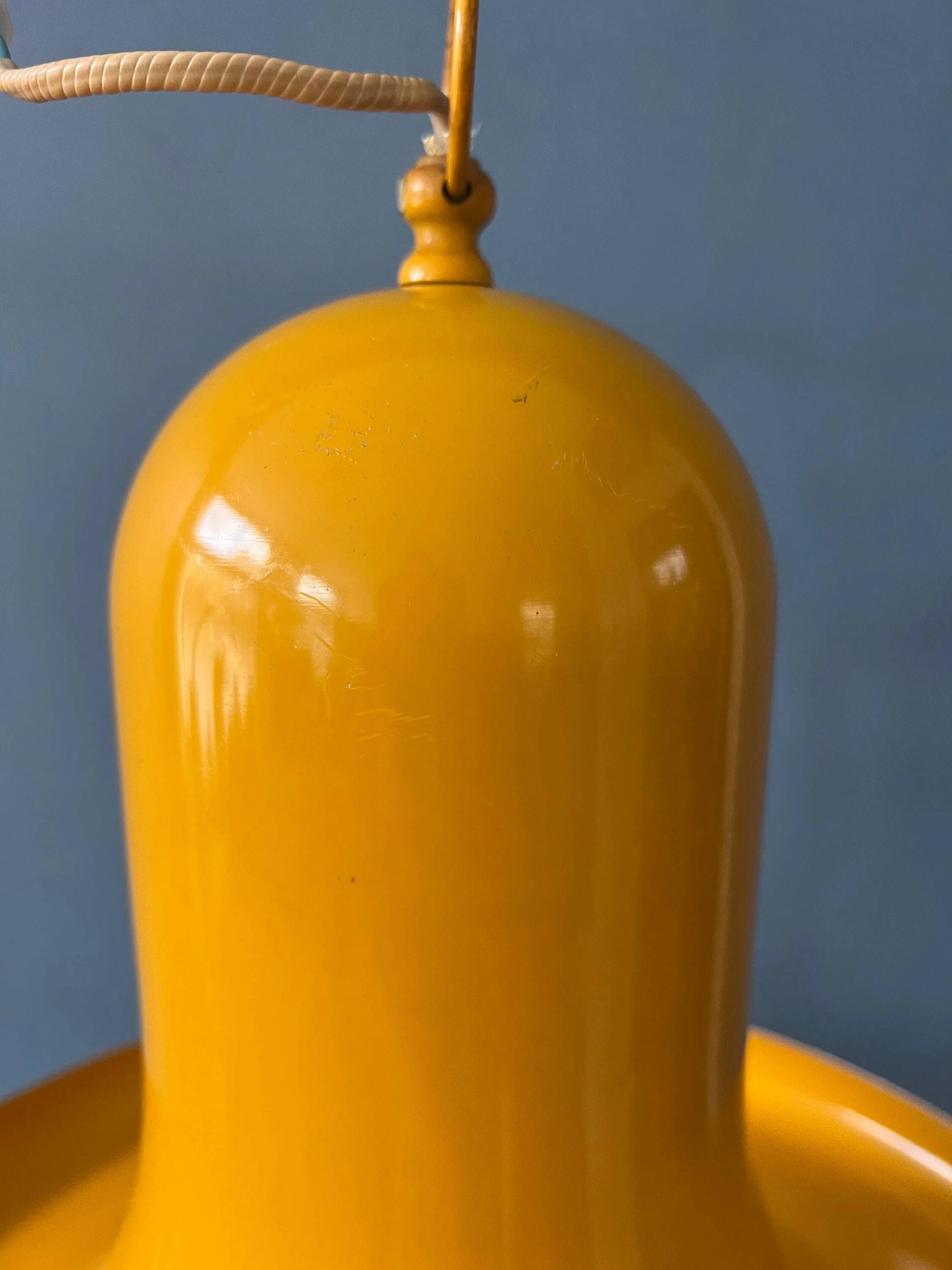 Suspension UFO Space Age yellow Mid-Century
