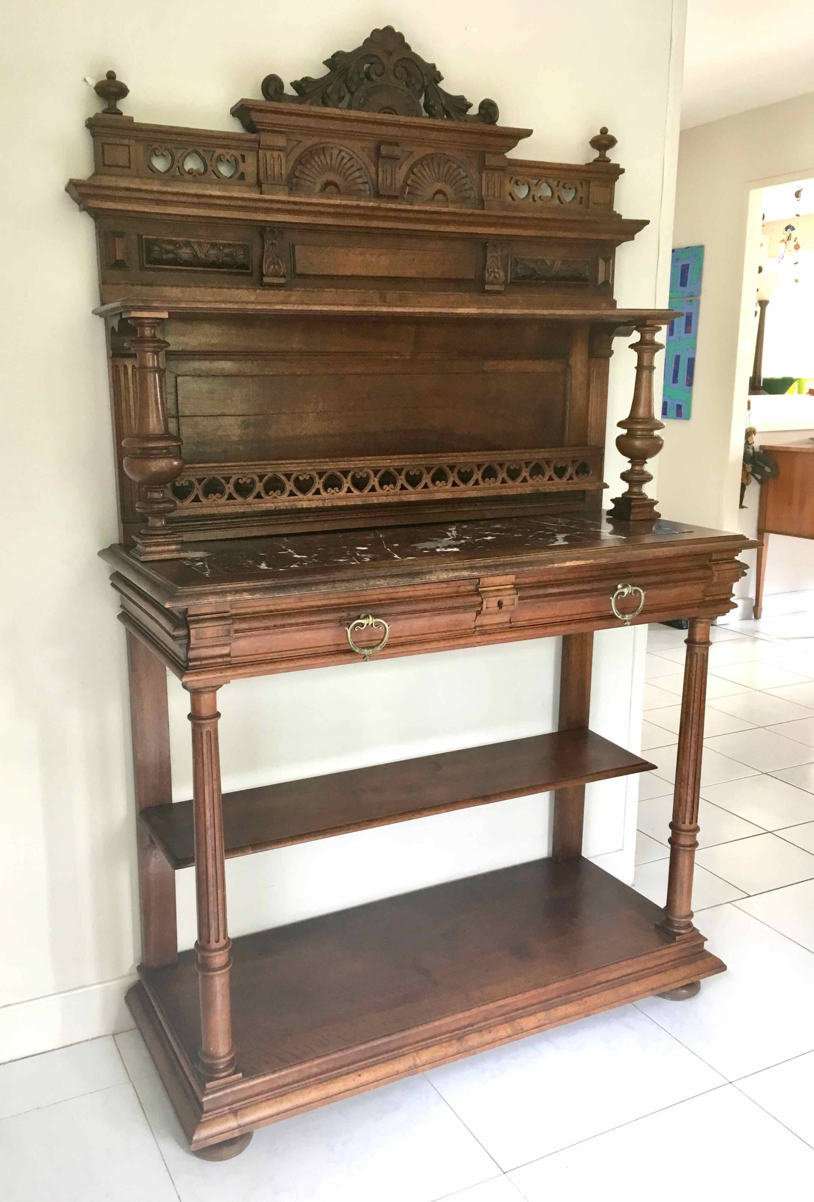 Restaurant serving console early 20th century