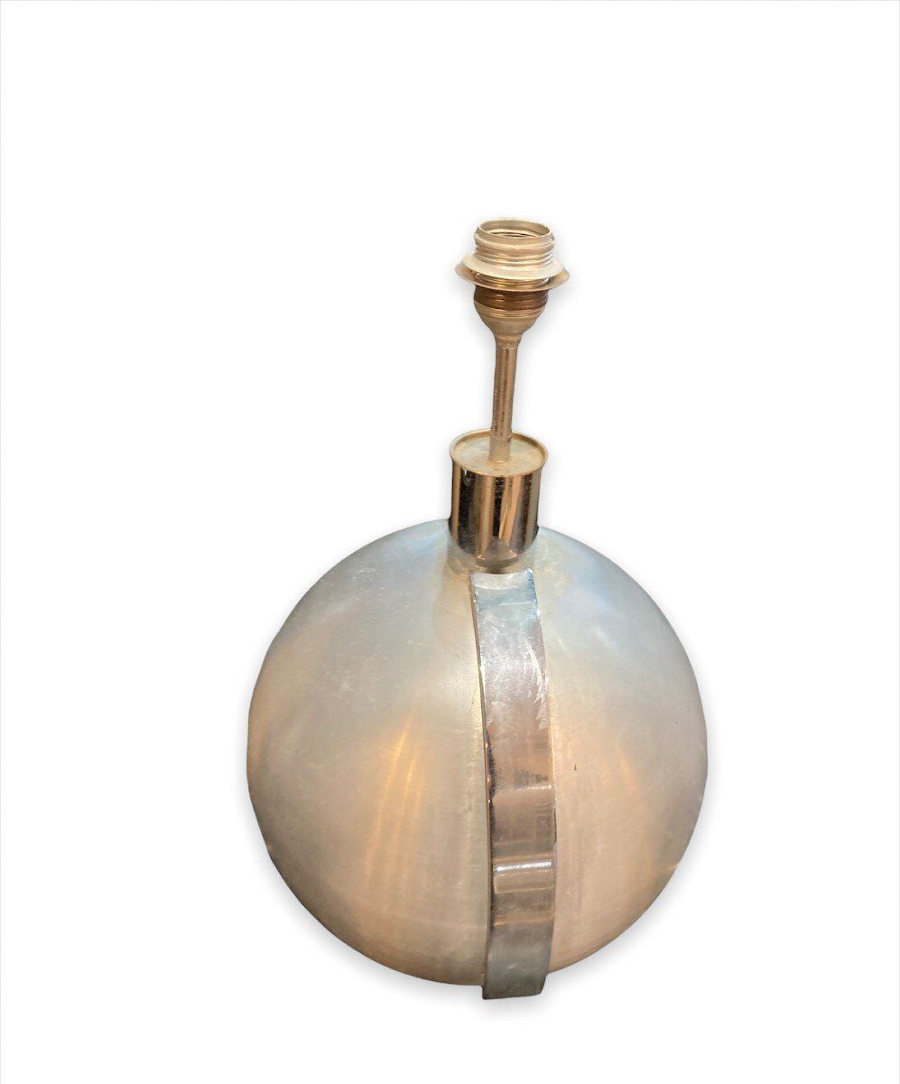 Kappa modernist lamp brushed steel circa 1960-1970 midcentury