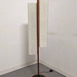 Danish floor lamp in teak and pearly resin from the 50s/60s