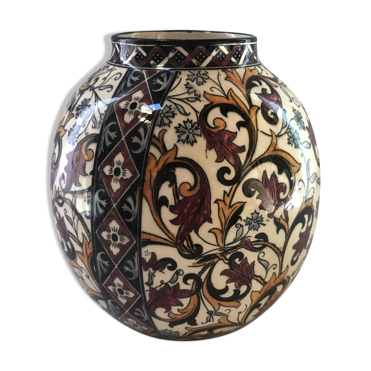 Gien ball vase