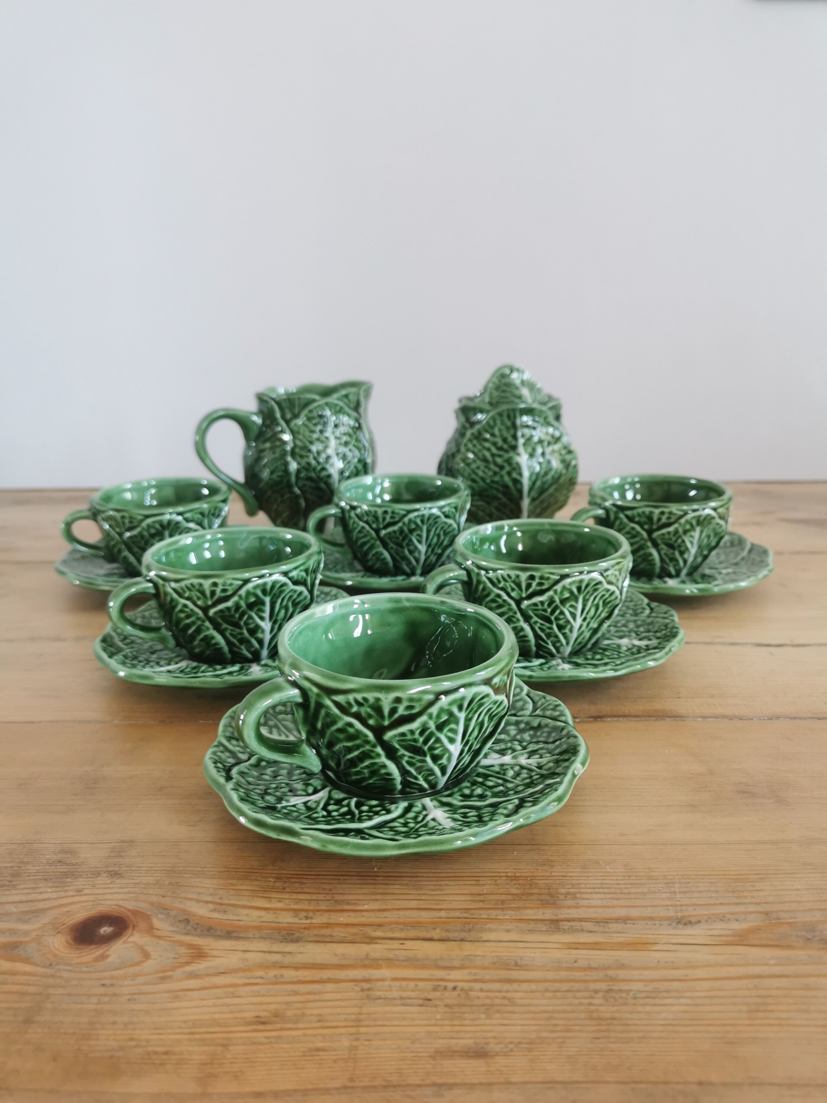 Cabbage coffee service in slurry