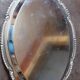 Oval metal plate