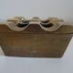 Scandinavian design ashtray in vintage bronze Ultima an 70