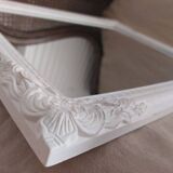 Patinated effect mirror
