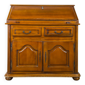 Bureau de pente en merisier