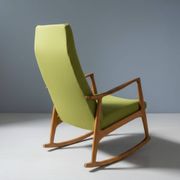 Drevotvar Scandinavian style rocking chair, Czechoslovakia, 1960s–1970s