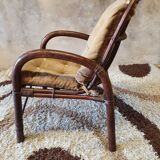Vintage bamboo armchair 1960