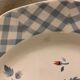 6 dessert plates made of old earthenware Digoin Sarreguemines model Bastia art deco