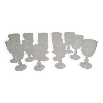 Verres à pied 70's