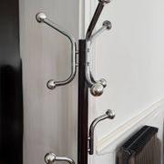 Metal coat rack with 12 hooks - 1970s