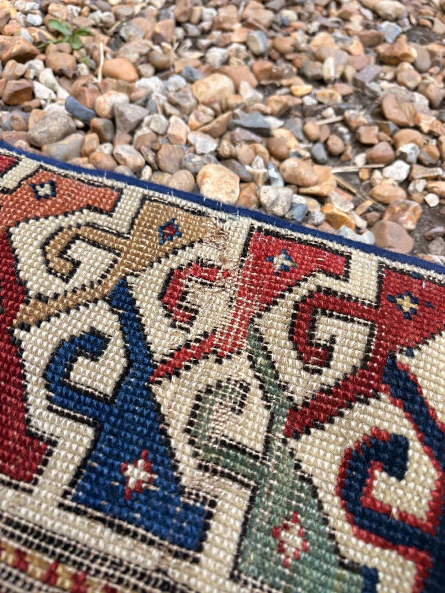 Persian Corridor Rug Antique Handwoven 85x340 Tribal Boho Turkish Kurdish